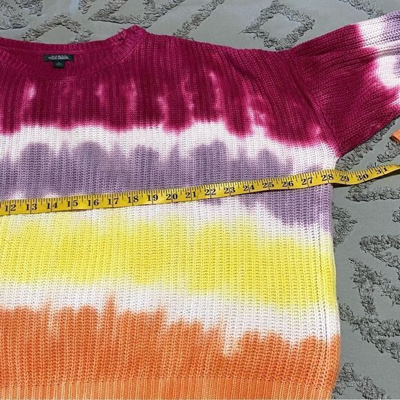 Wild Fable tie dye cropped sweater size XXL - Picture 5 of 9